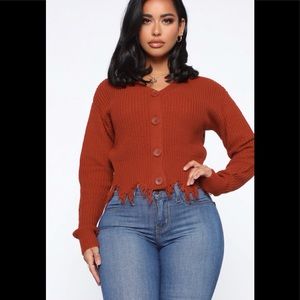 Rust Cardigan (Never Worn) 🤎🧡